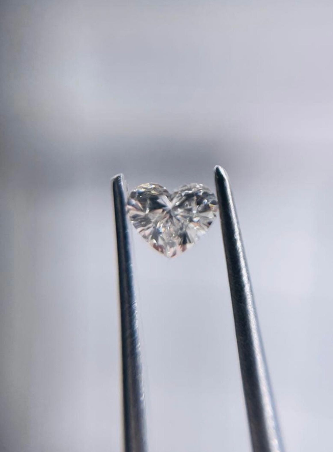  ダイヤモンドルース 高品質D VS 1 ぷっくり ハートシェープ ルース(裸石) 原石 ビーズ アクセサリー道具 材料