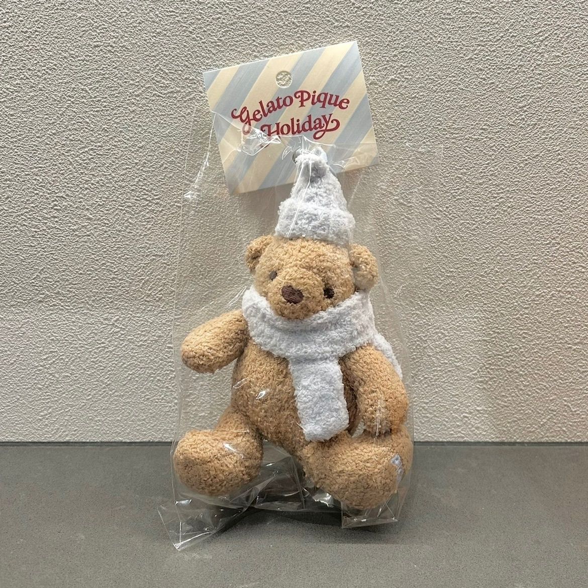 完売品　ジェラートピケ　ベア　ぬいぐるみ　クリスマス　holiday HOLIDAY】ジェラートベアぬいぐるみ(ぬいぐるみ)｜ルームウェア