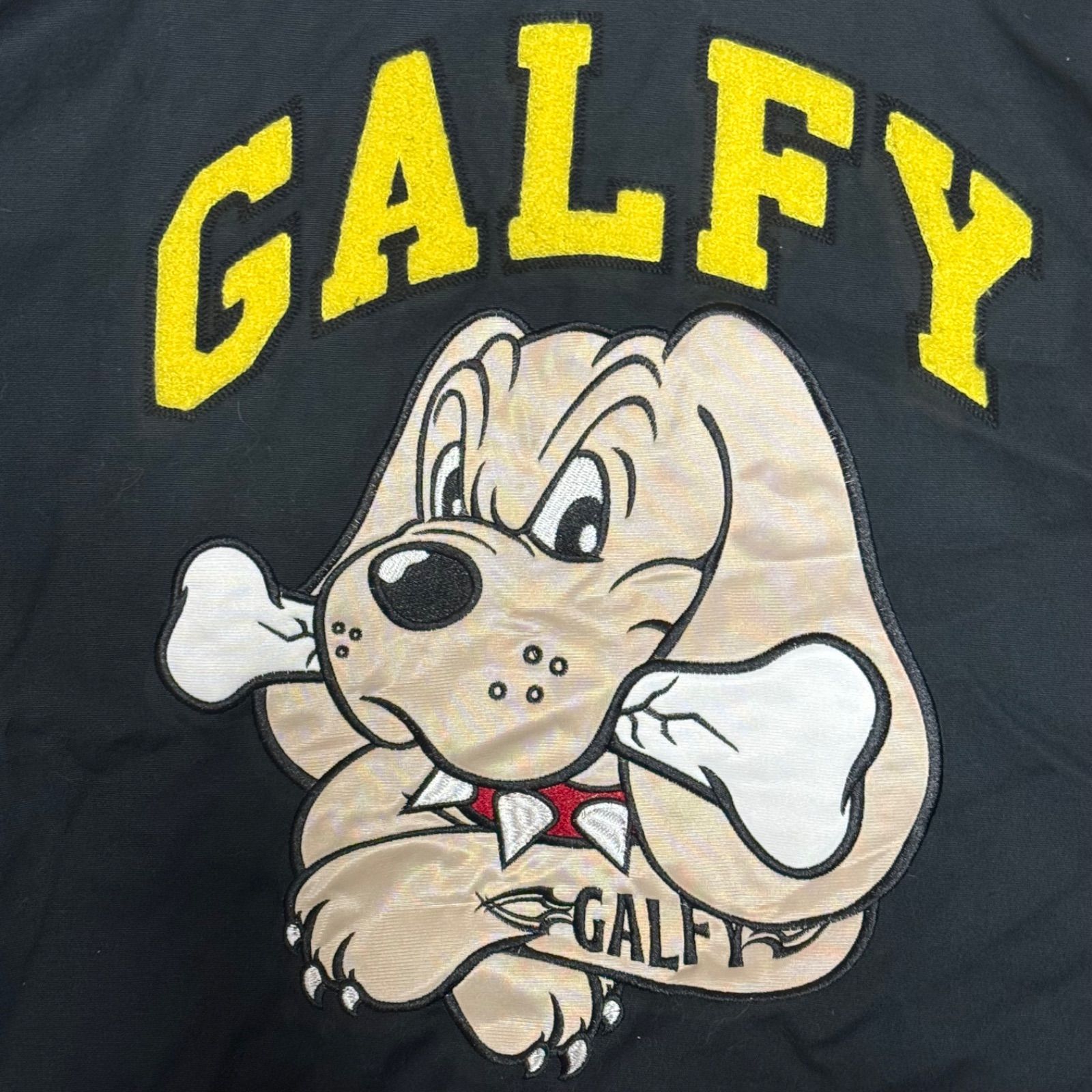 GALFY ガルフィー Y2K archive スタジアムジャンパー 袖レザー サガラ