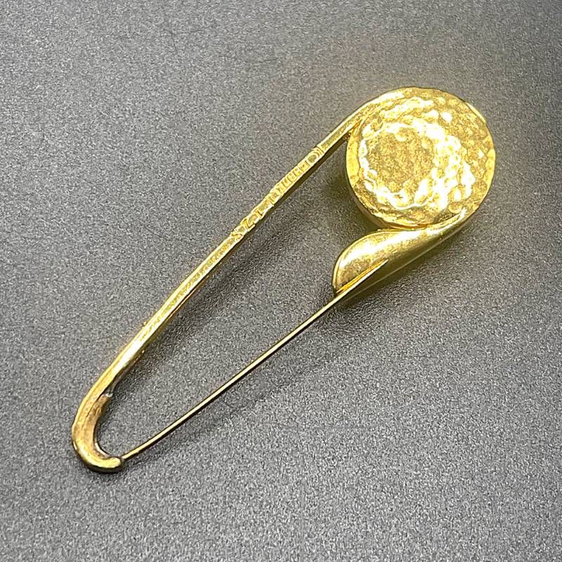 CHANEL シャネル ブローチ パール ゴールドカラー 刻印あり ビンテージ