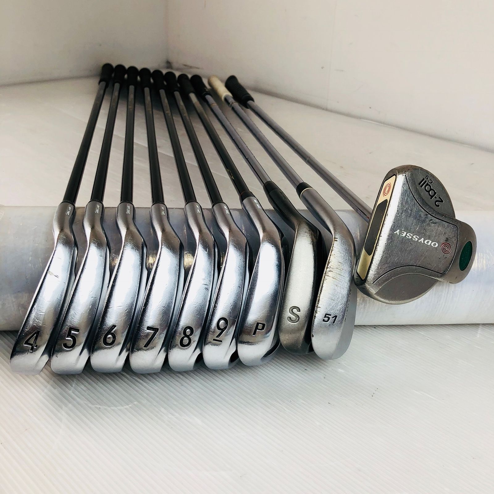 テーラーメイドバーナー メンズゴルフクラブ セット 、美品のバック付 豪華 13本 TaylorMade テーラーメイド BURNER バーナー メンズ ゴルフ