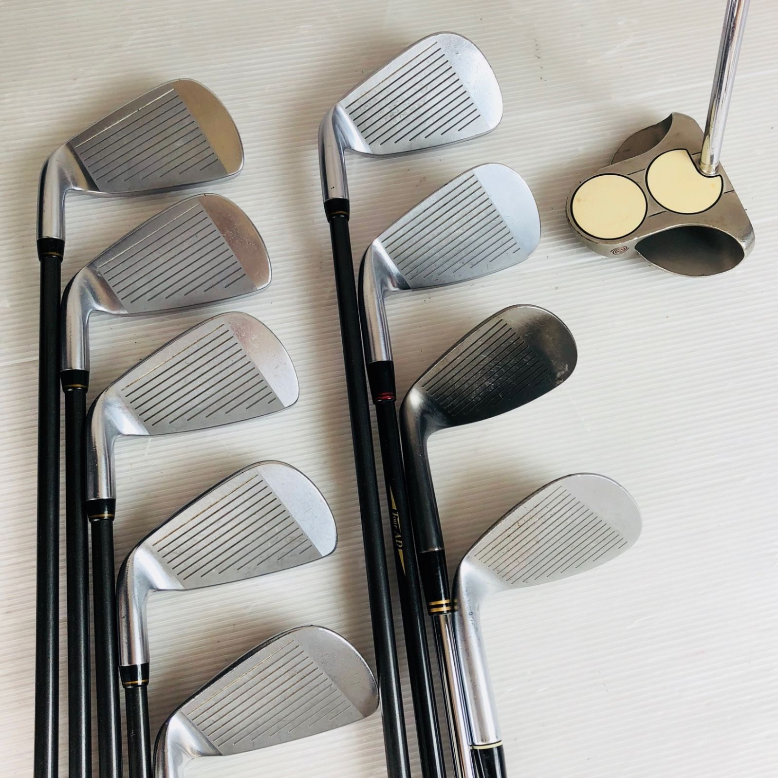 テーラーメイドバーナー メンズゴルフクラブ セット 、美品のバック付 豪華 13本 TaylorMade テーラーメイド BURNER バーナー メンズ ゴルフ