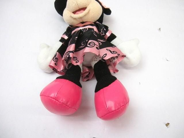 中古品 ディズニー ビッグバンドビート ミニー ぬいぐるみバッジ 約