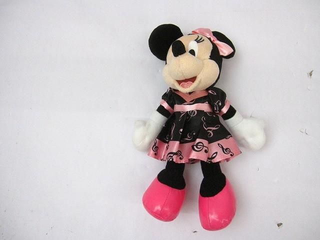 中古品 ディズニー ビッグバンドビート ミニー ぬいぐるみバッジ 約