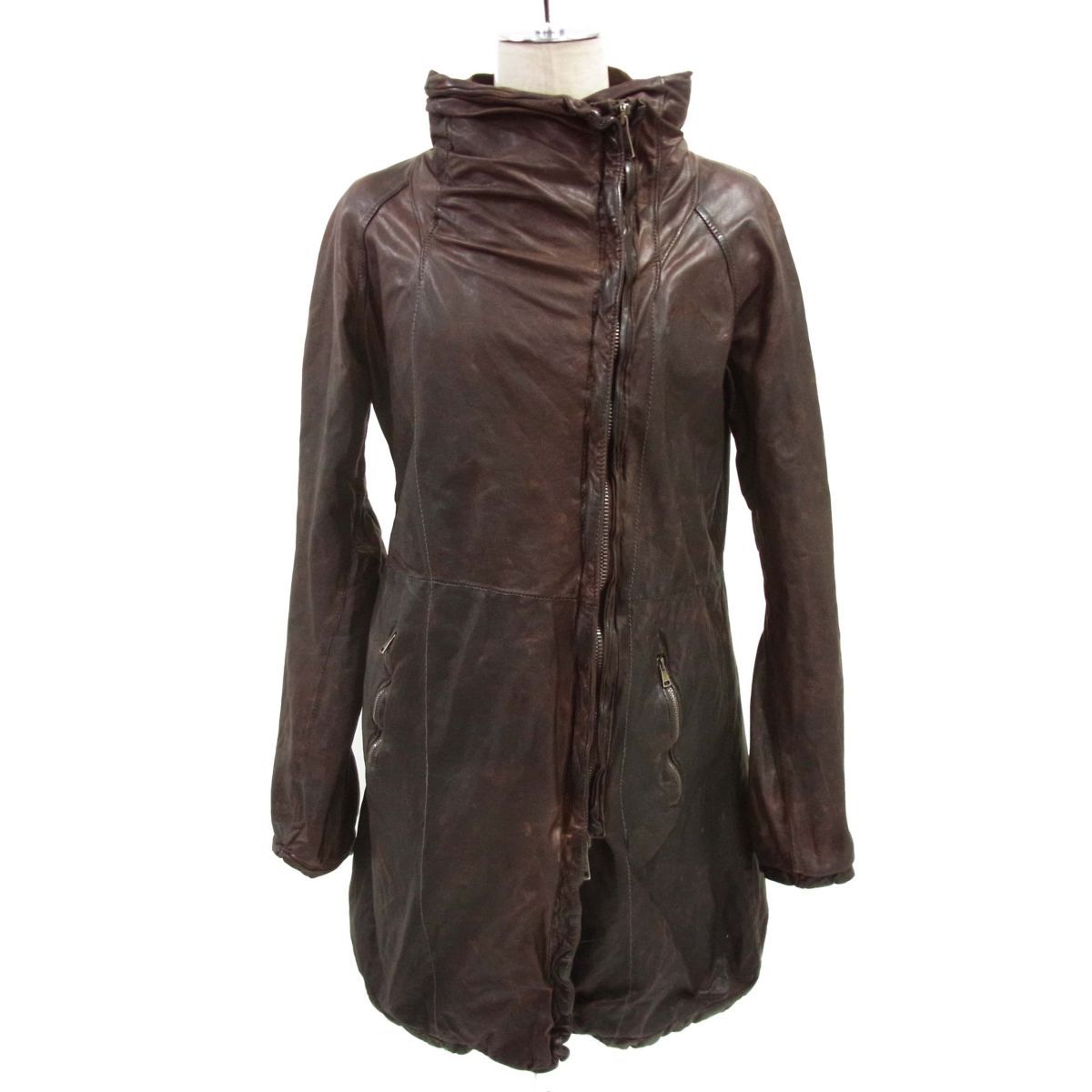 ◇GIORGIO BRATO ジョルジオブラット レザーコート タンニンなめし革