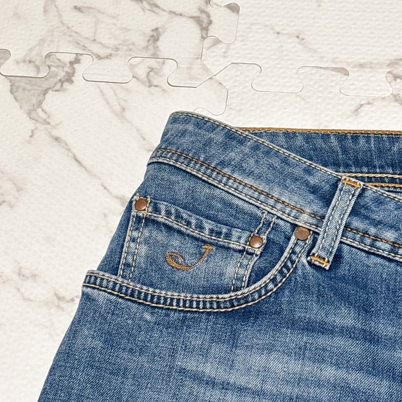 JACOB PW622 COMF 美品ヤコブコーエン ストレッチデニム 36インチ XL