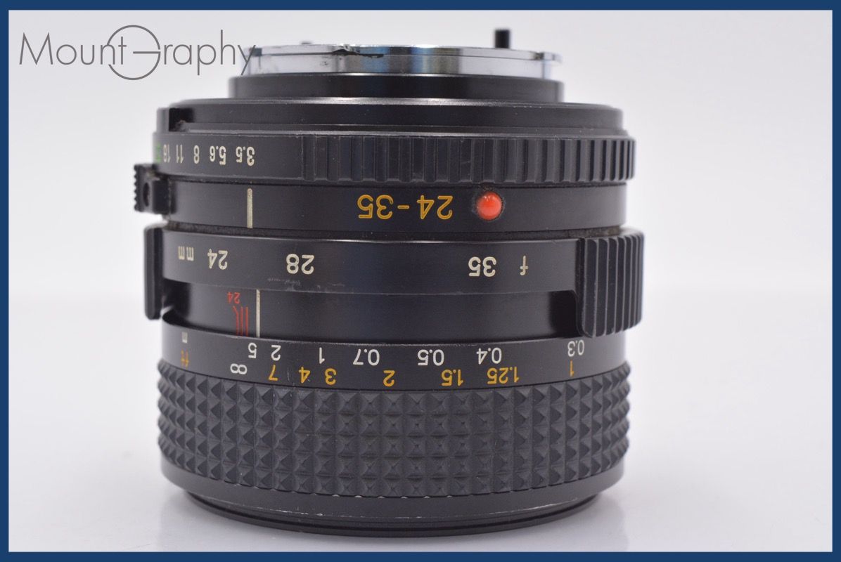 ☆極上美品☆ ミノルタ MINOLTA MD ZOOM 24-35mm F3.5 前後キャップ