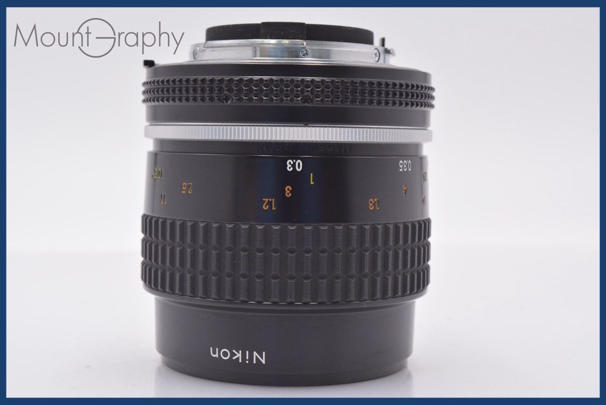 ニコン Nikon Micro-NIKKOR 55mm F2.8 Ai-S 前後キャップ&レンズ