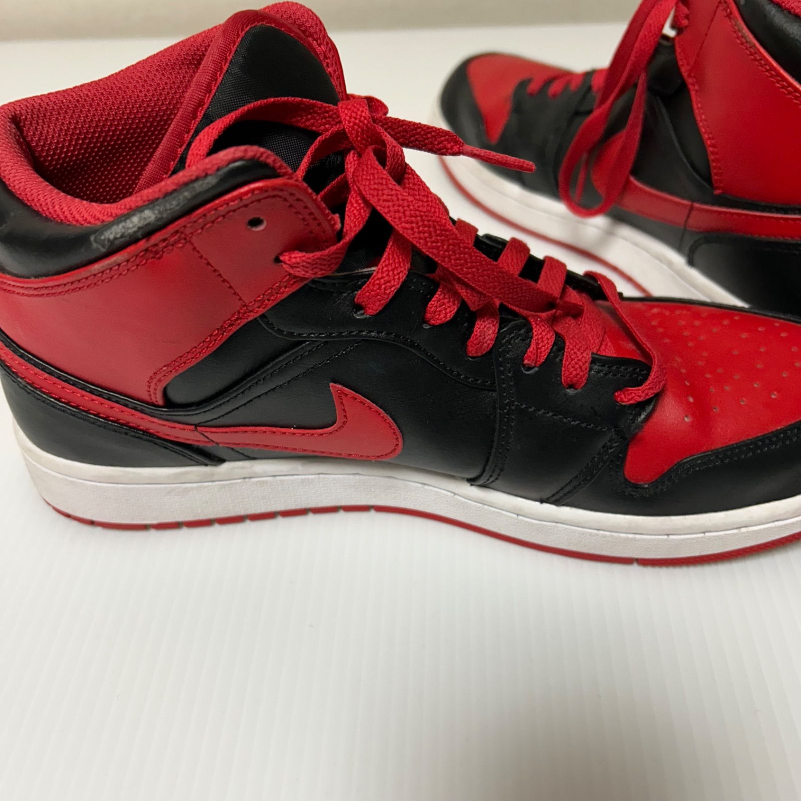 ナイキ エアージョーダン1 美品 赤黒 27.5 NIKE - 新品NIKE ナイキ 