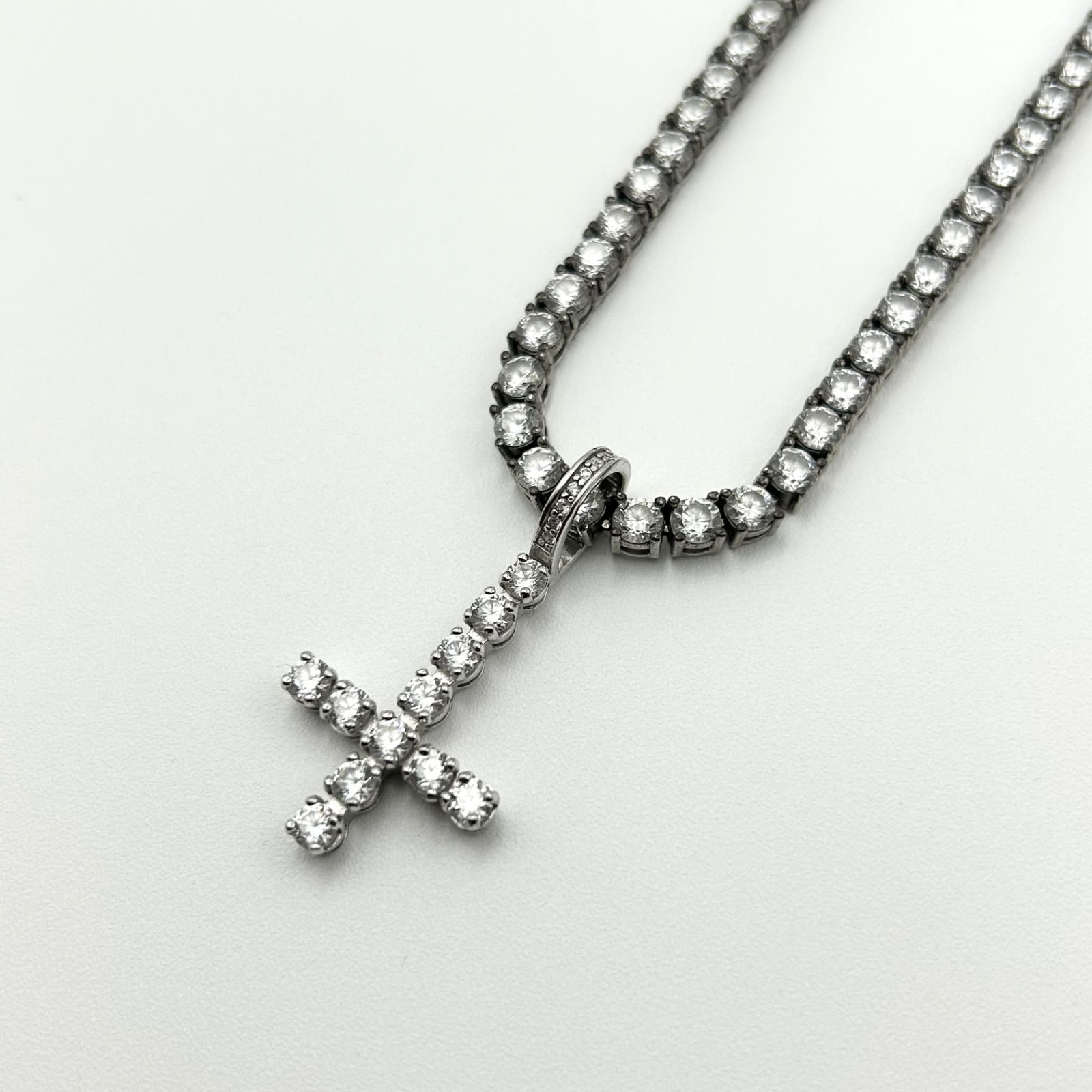 AVALANCHE アヴァランチ SILVER925 クロスペンダント テニスチェーン