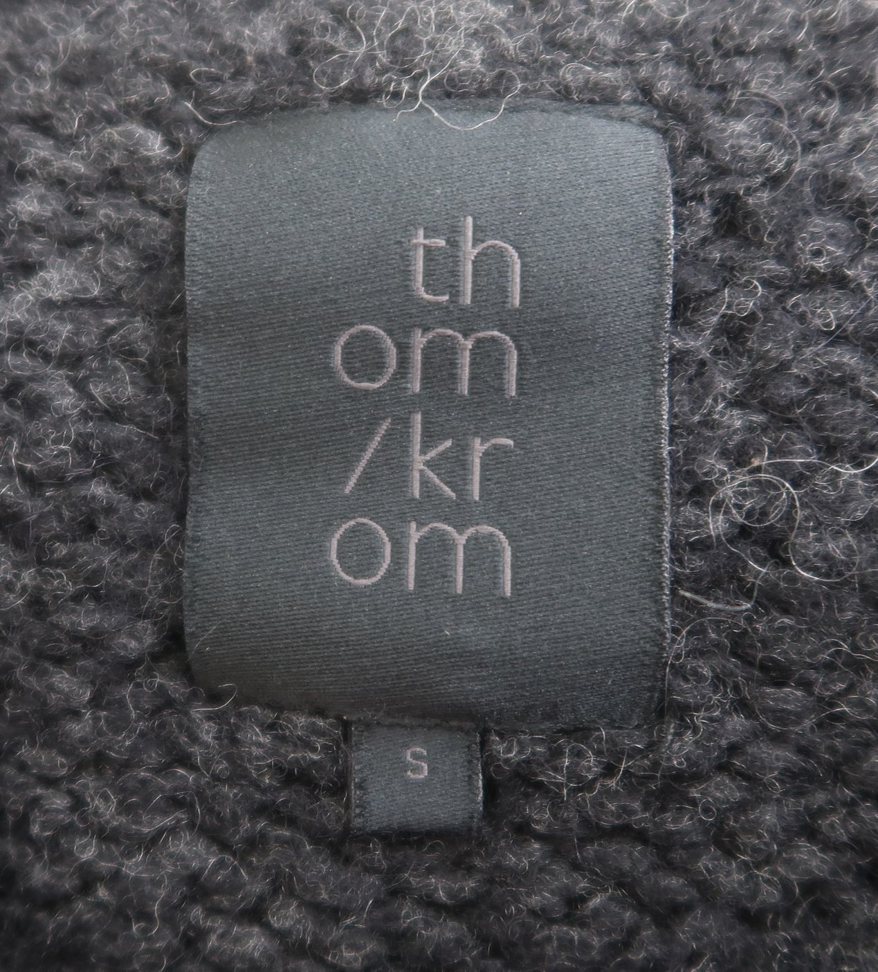 THOM/KROM トムクロム Distressed Alpaca Knit Sweater ニットセーター S