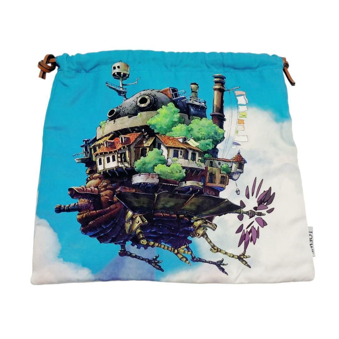 ⭐️美品⭐️ ロエベ ジブリコラボ ハウルの動く城 巾着 ポーチ - メルカリ