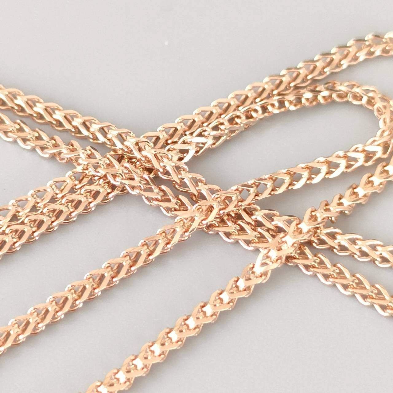 18金 K18PG 男女兼用 スライド式 アジャスター ネックレス 4.95g 50