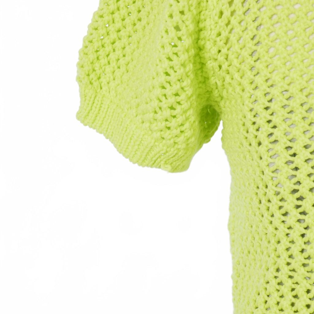 サカイラック sacai luck メッシュニット 半袖 クルーネック サイズ2