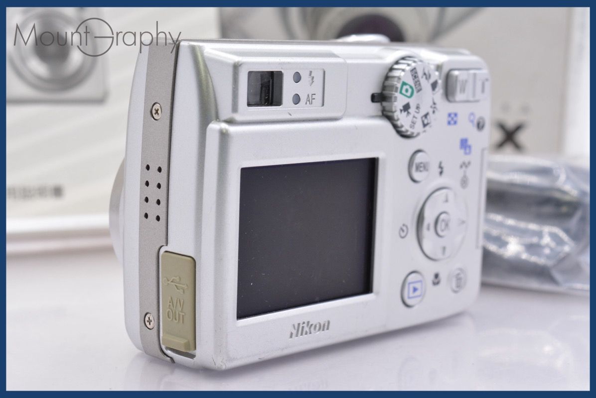 ニコン Nikon COOLPIX E7600 3x 単三電池仕様 元箱、取扱説明書付属 同