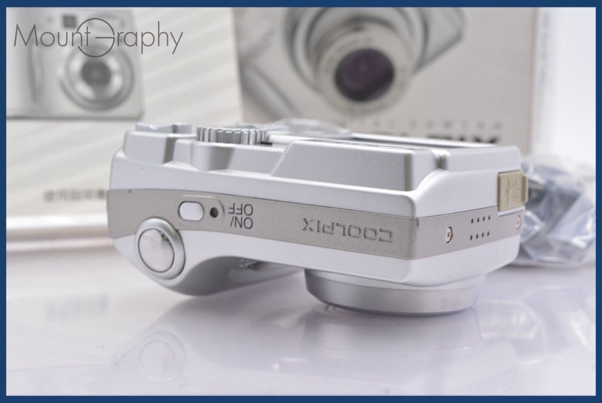 ニコン Nikon COOLPIX E7600 3x 単三電池仕様 元箱、取扱説明書付属 同