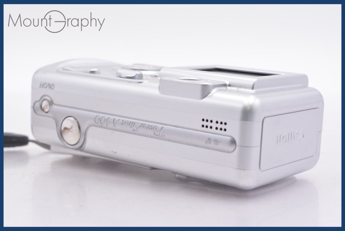 ★美品★CANON キヤノン PowerShot A400 単三電池駆動 コンパクトデジタルカメラ】デジタルカメラPowerShot A400機種仕様