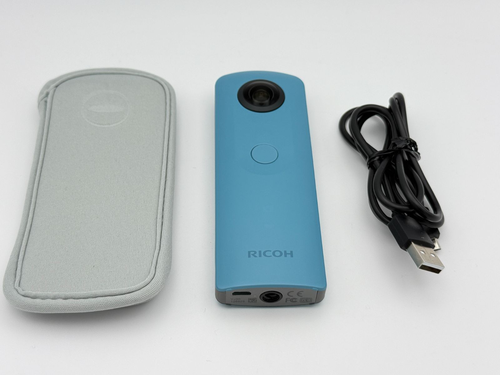 RICOH THETA SC [ブルー] 美品 動作確認済 美品】RICOH THETA SC ブルー リコー シータ 360度カメラ - メルカリ