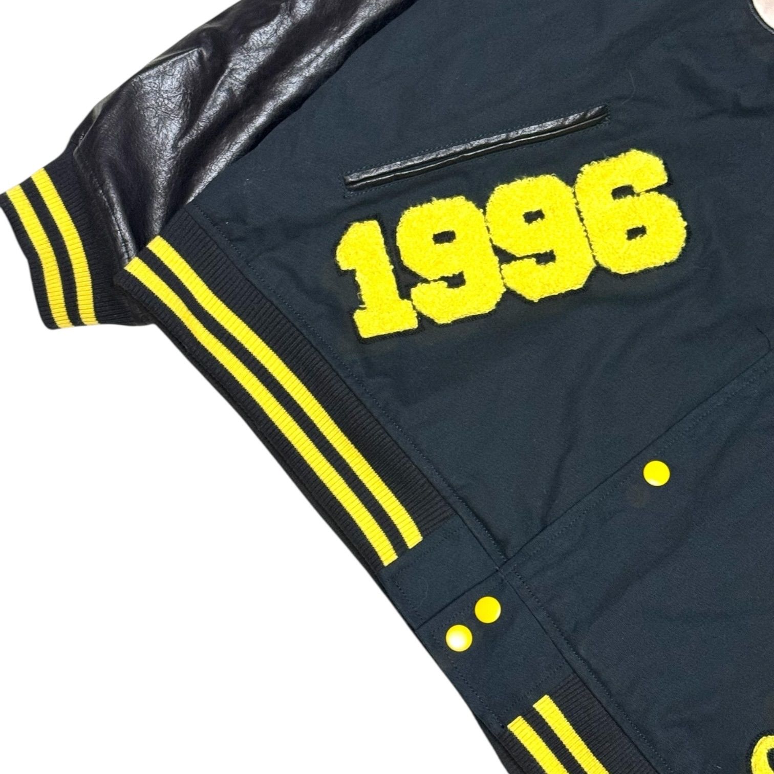 GALFY ガルフィー Y2K archive スタジアムジャンパー 袖レザー サガラ