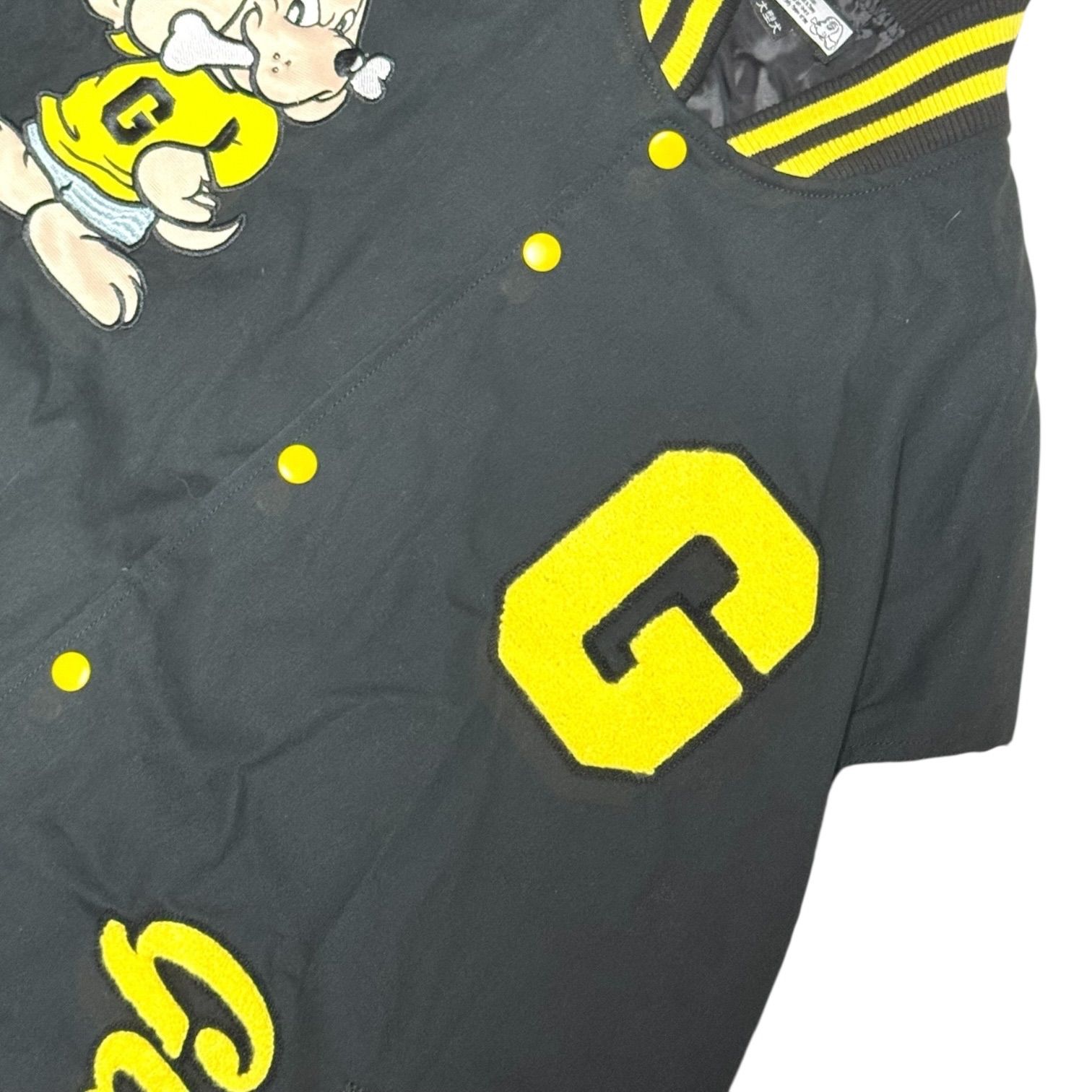 GALFY ガルフィー Y2K archive スタジアムジャンパー 袖レザー サガラ