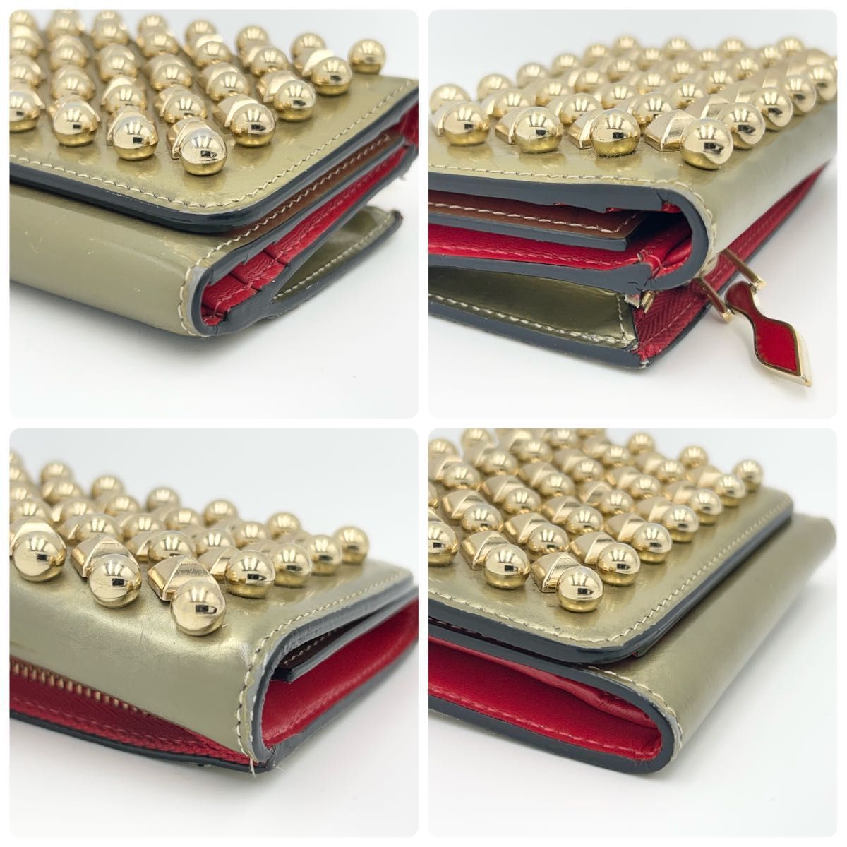 Christian Louboutin クリスチャンルブタン マカロン ゴールド