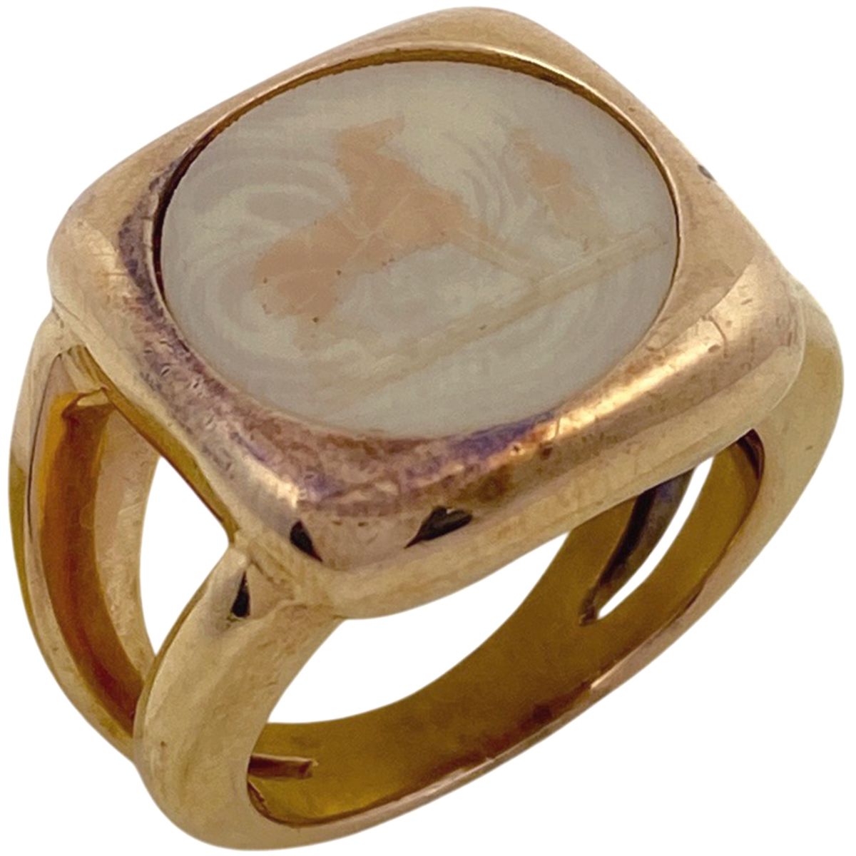 エルメス HERMES コロゾ リング 指輪 馬モチーフ ホース リング 13号