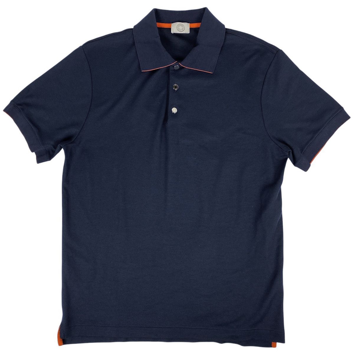 エルメス HERMES ロゴ ポロシャツ セリエボタン 半袖 トップス