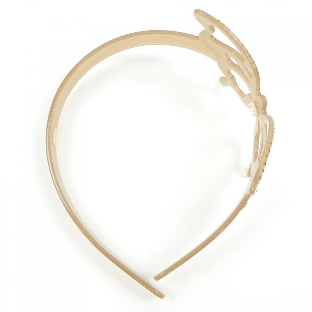 美品 Alexandre De Paris ビジュー バタフライ カチューシャ カチューシャ (1 cm)｜ALEXANDRE DE PARIS（アレクサンドル ドゥ パリ）