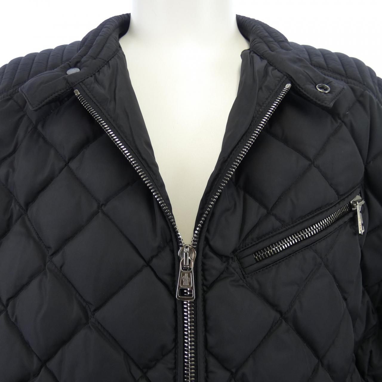 MONCLER / BREITMAN ダウンジャケット ライダース ブラック MONCLER モンクレール BREITMAN ダウンライダースジャケット (MONCLER