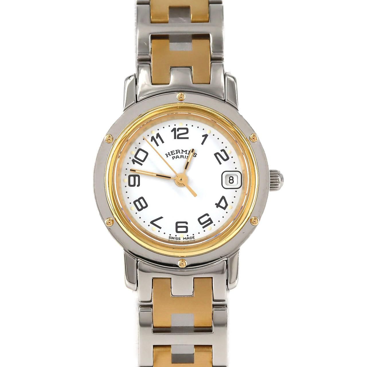 エルメス クリッパー コンビ CL4.220 SSxGP クォーツ - メルカリ