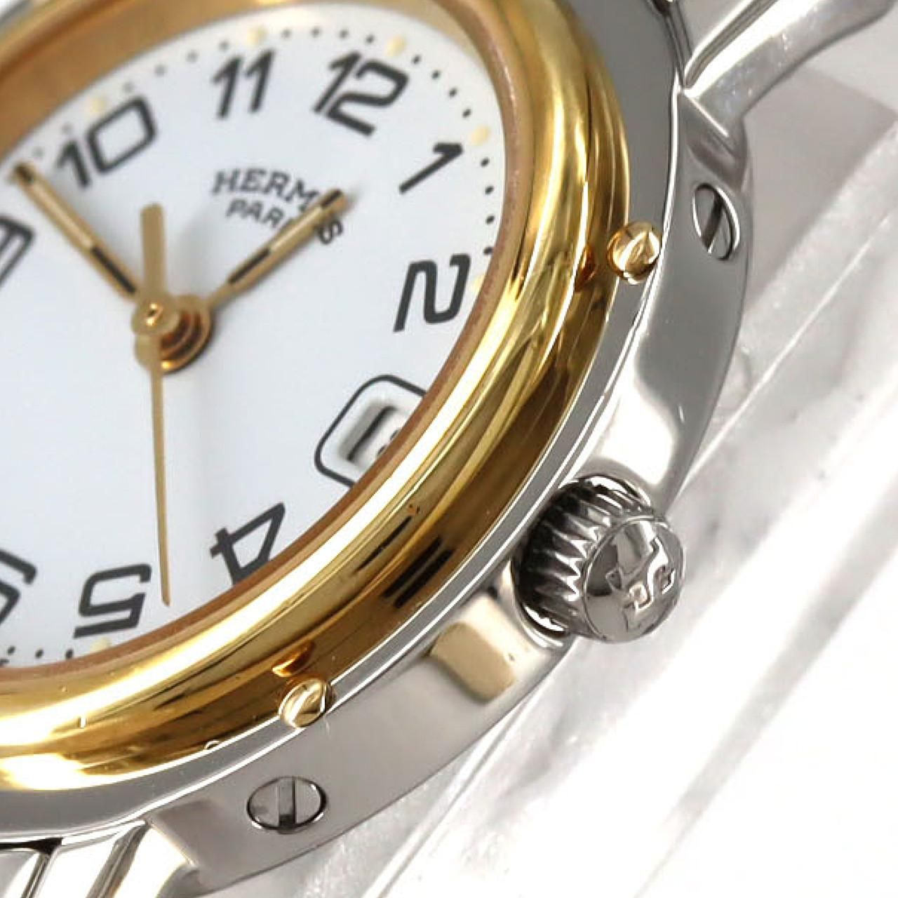 エルメス クリッパー コンビ CL4.220 SSxGP クォーツ - メルカリ