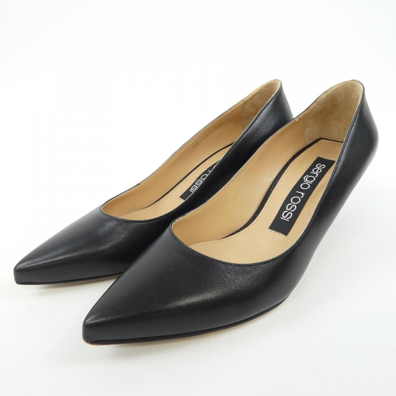 sergio rossi ブラックパンプス 37.5 Sergio rossi」 パンプス 37.5 ブラック レディース Sergio rossi パンプス