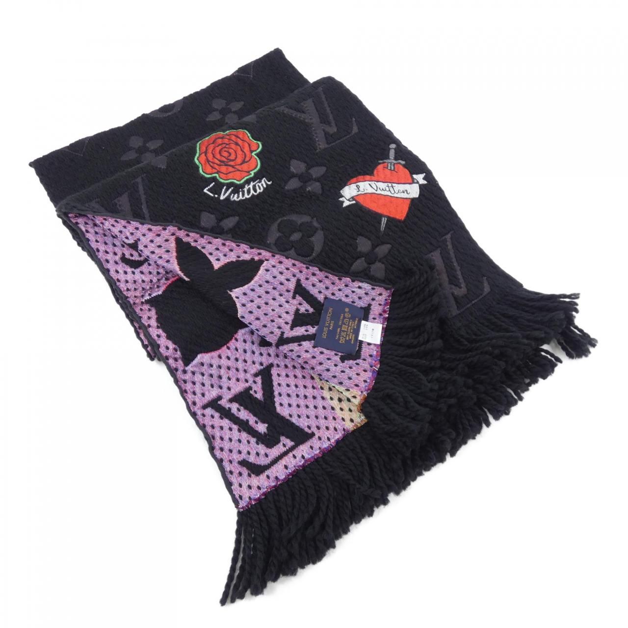 ルイヴィトン LOUIS VUITTON エシャルプ ロゴマニア LVストーリーズ