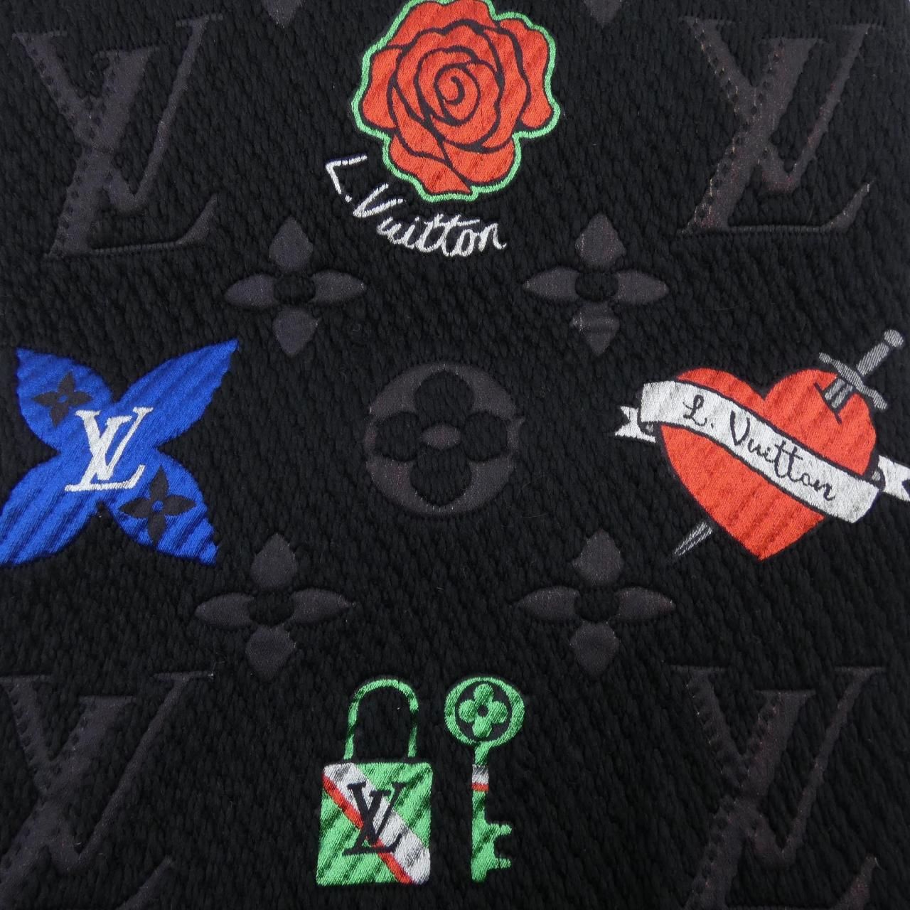 ルイヴィトン LOUIS VUITTON エシャルプ ロゴマニア LVストーリーズ