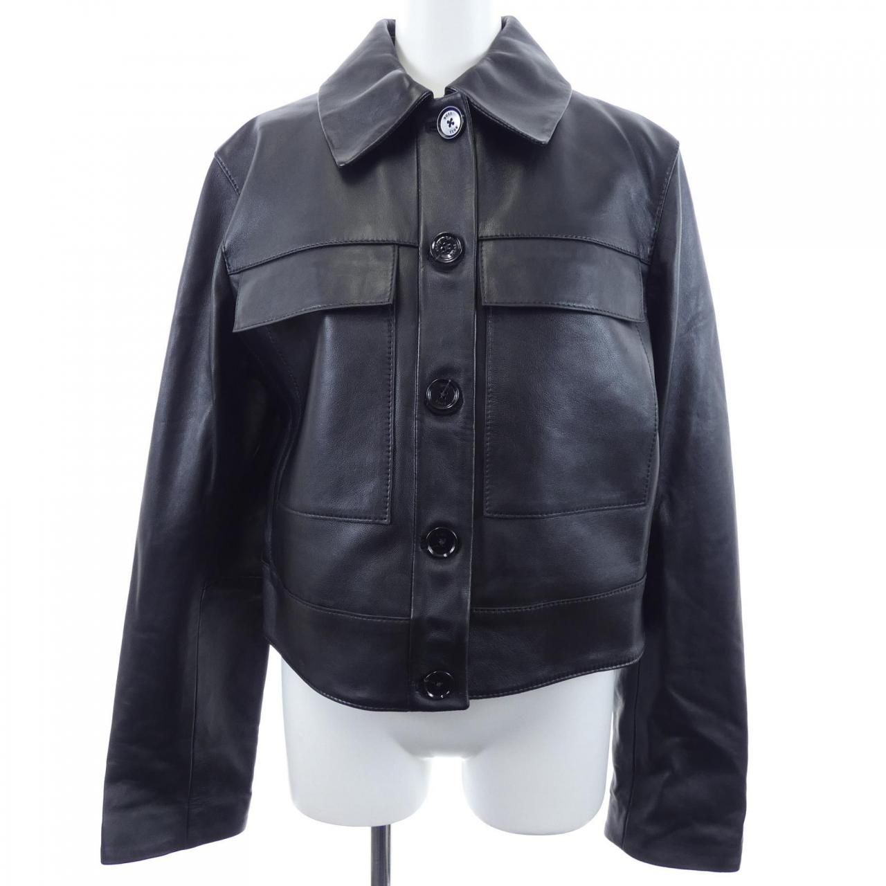 ヒューゴボス HUGO BOSS レザージャケット - メルカリ