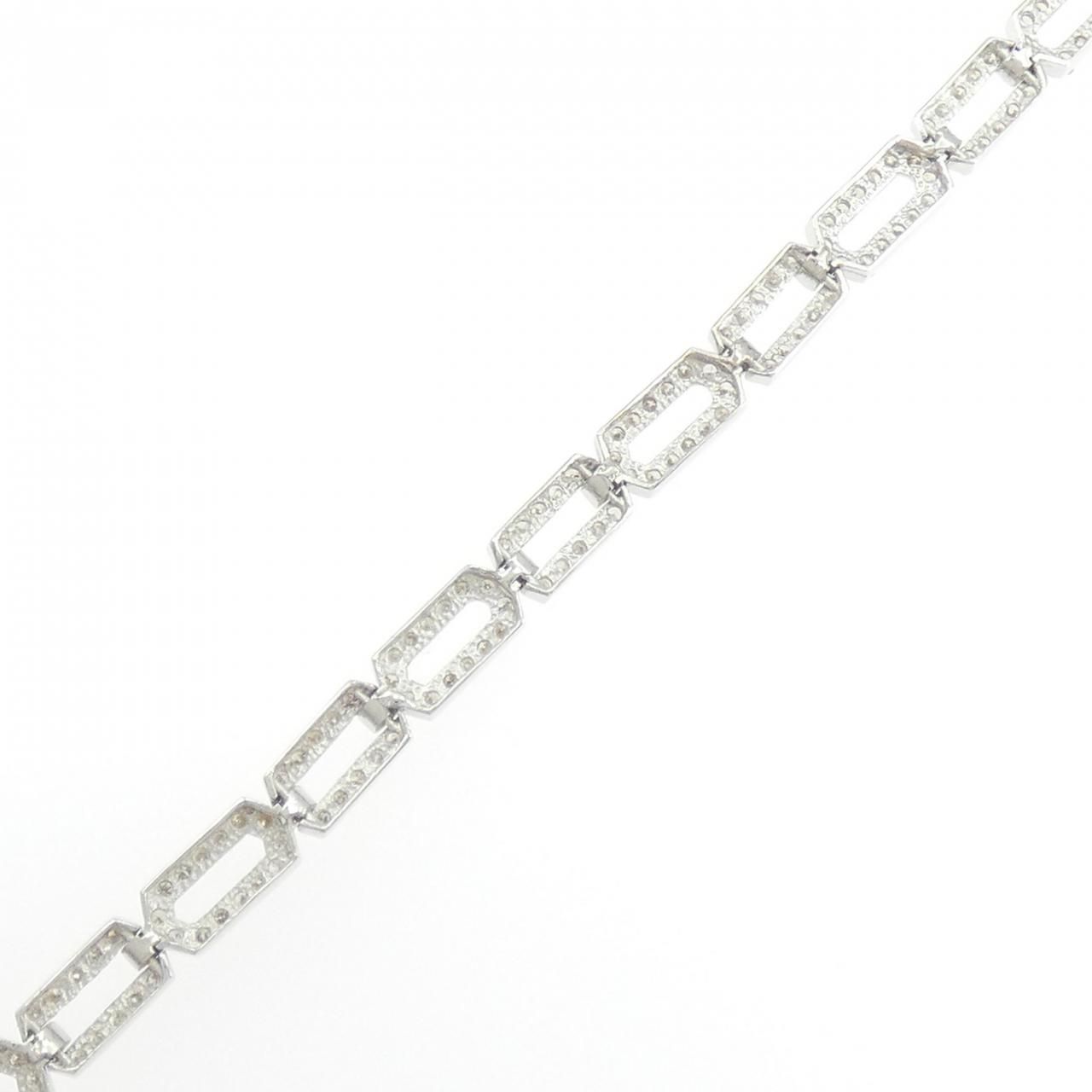 K 18 WG ダイヤモンド ブレスレット 3.00 CT