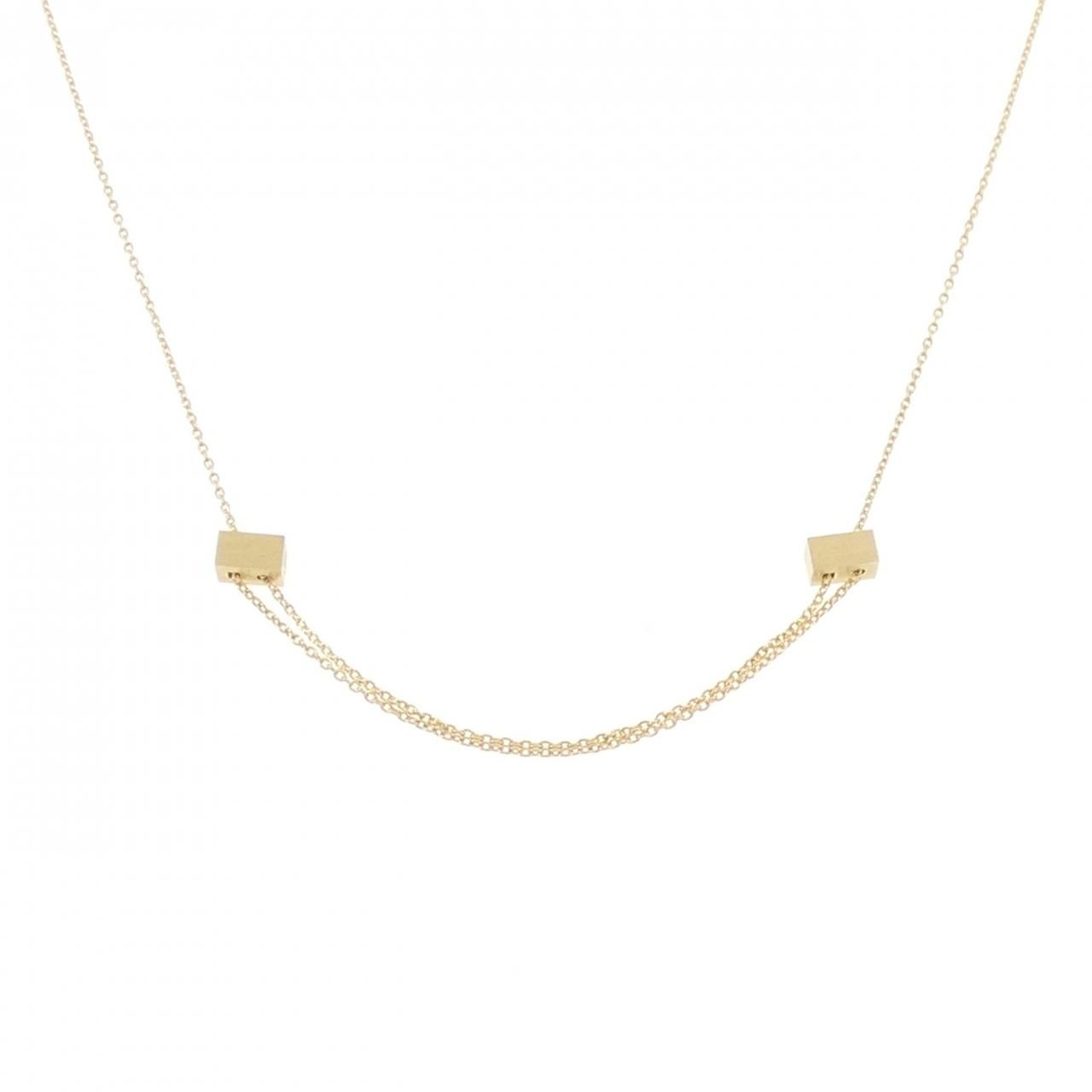 シハラ キューブ ネックレス Shihara 18kt Yellow Gold 01 Diamond