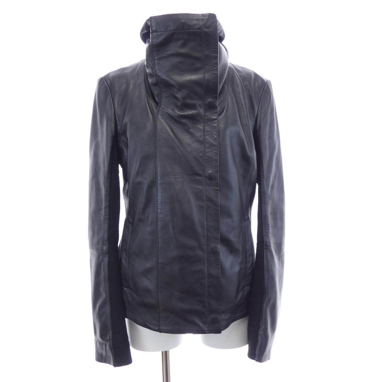 バーニーズニューヨーク BARNEYS NEW YORK レザージャケット - メルカリ