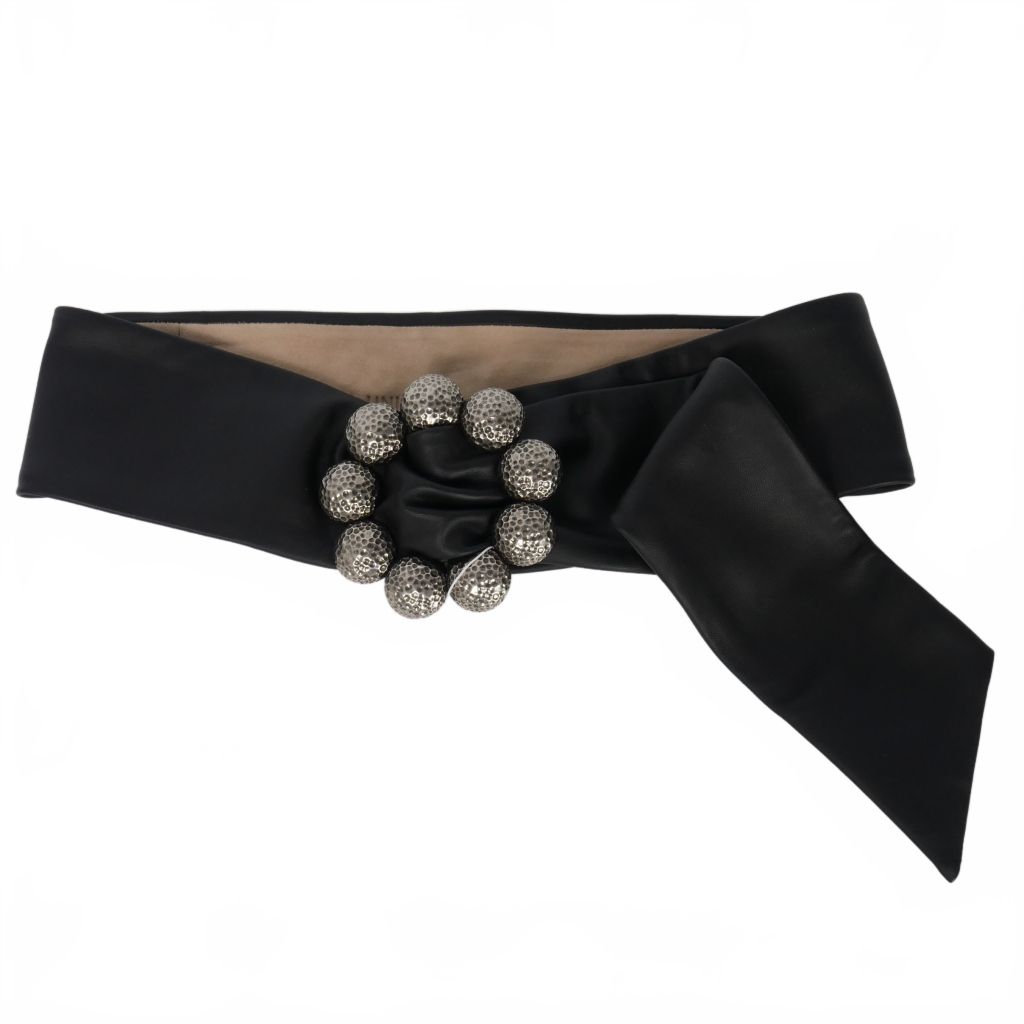 ✨本人期初期✨ Martin Margiela レザーベルトリング　ブラック Maison Margiela（旧Maison Martin Margiela） - maison martin