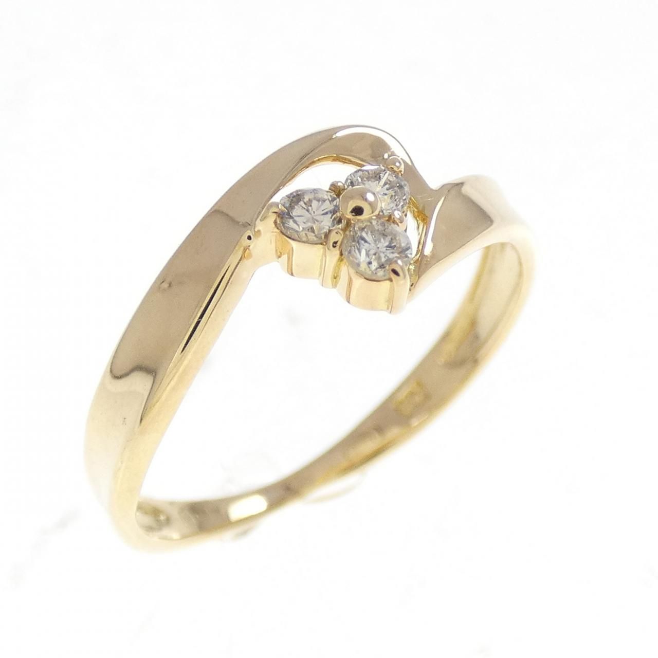 K18YG ダイヤモンドリング 0.1ct 【公式通販】