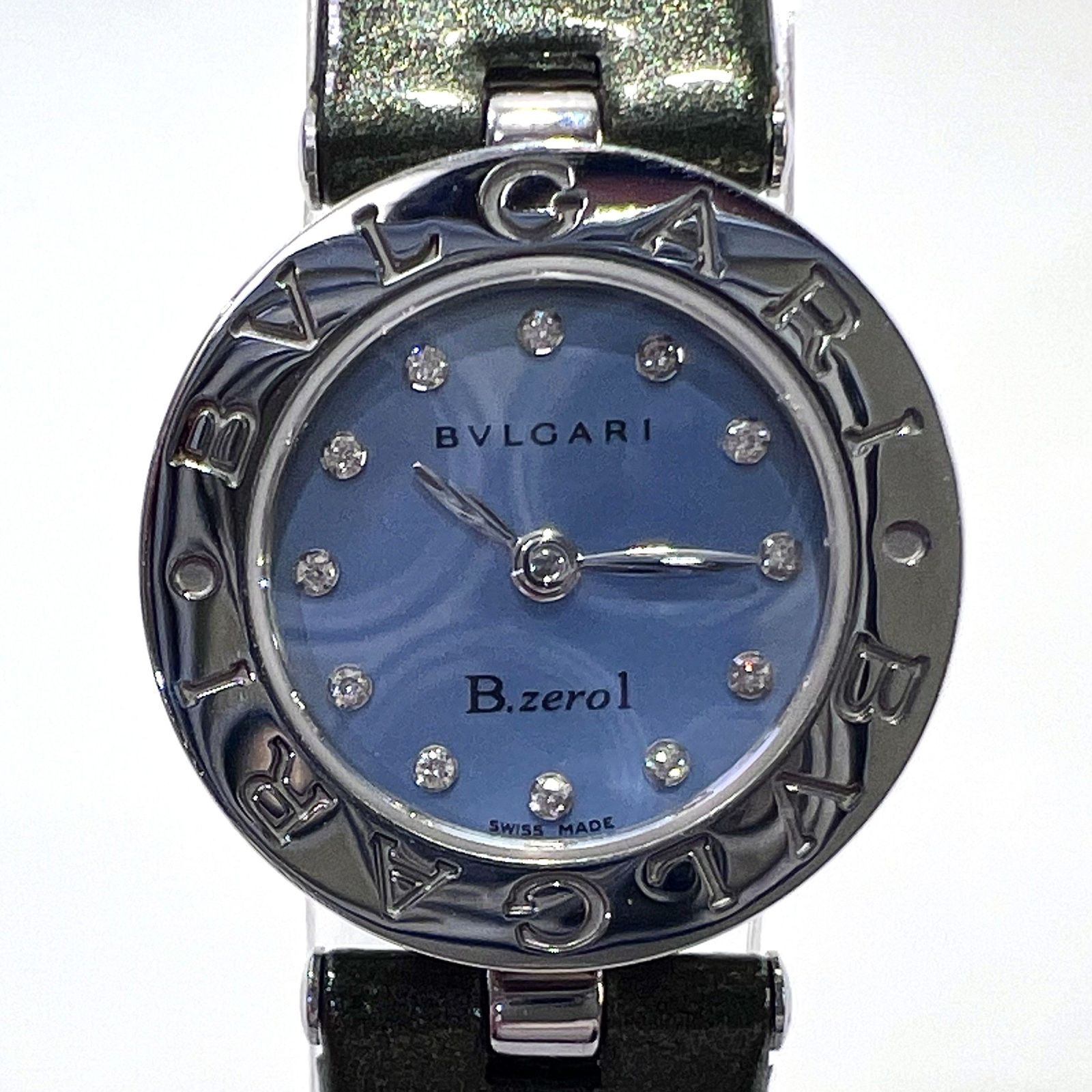 BVLGARI ブルガリ ビーゼロワン B.zero1 12Pダイヤ シェール文字盤