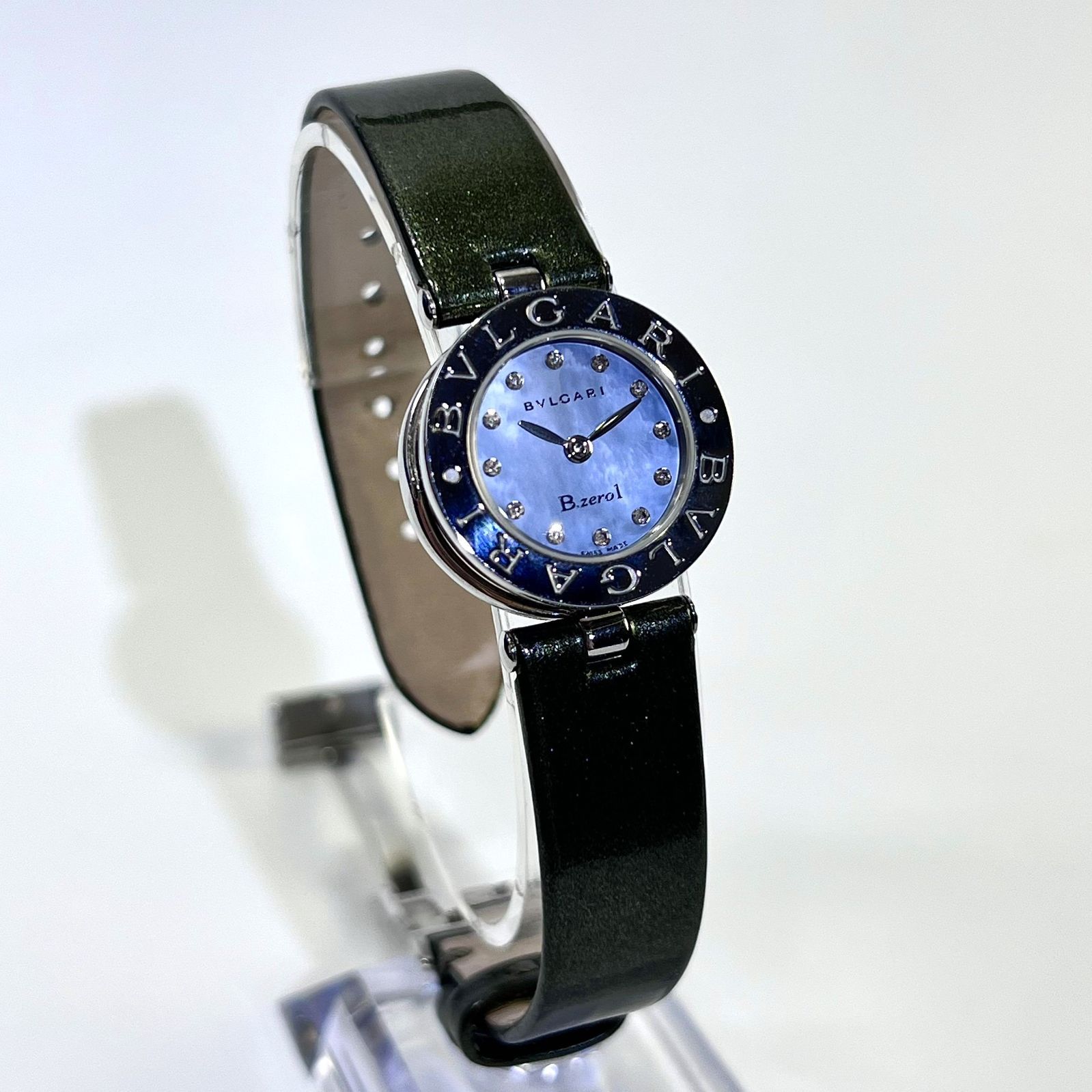 BVLGARI ブルガリ ビーゼロワン B.zero1 12Pダイヤ シェール文字盤