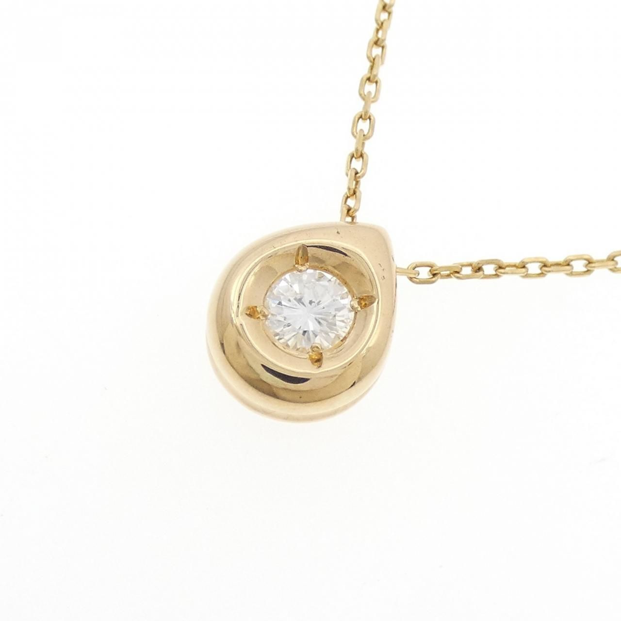 750YG ダイヤモンド ネックレス 0.323CT - メルカリ