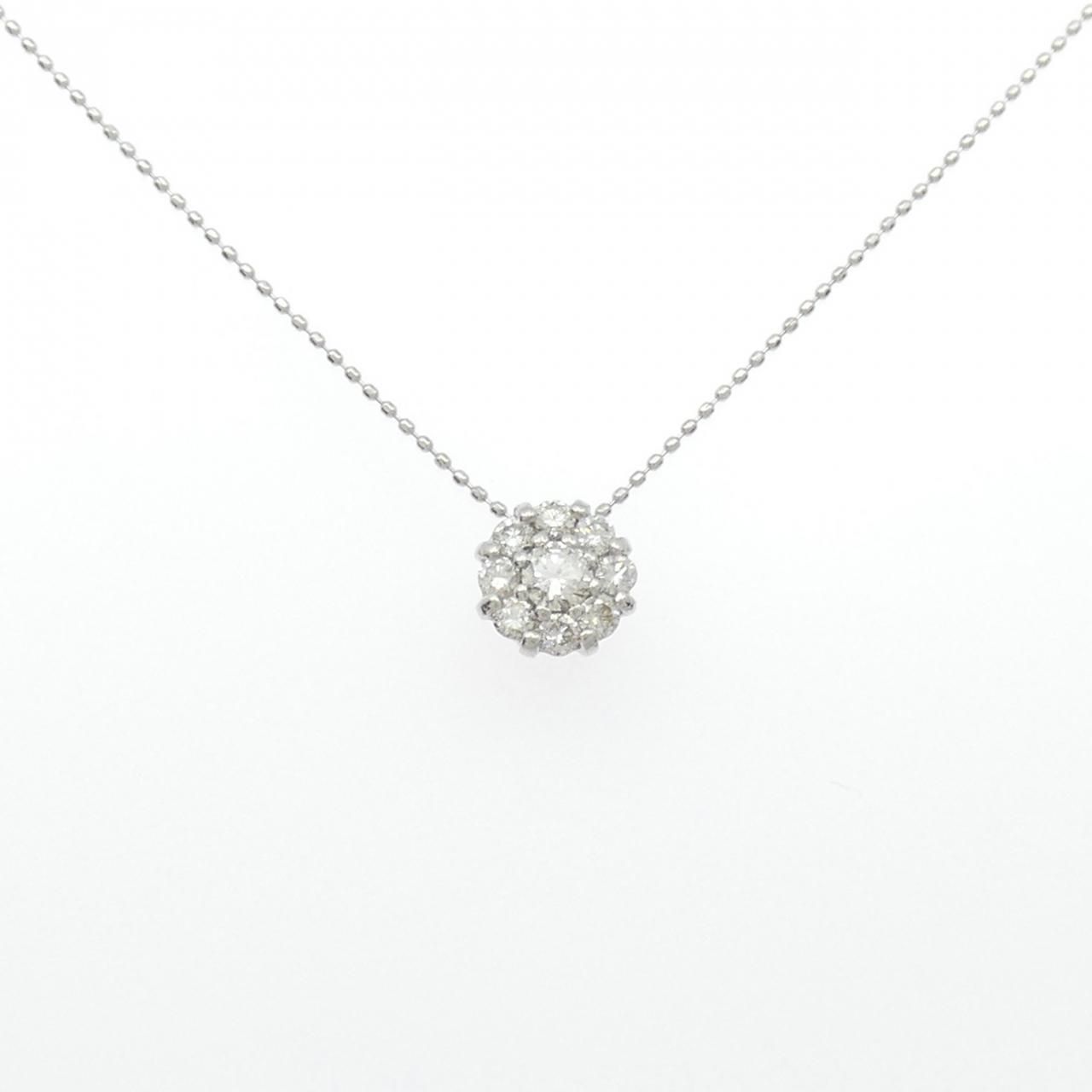 PT900/PT850 ダイヤモンド ネックレス 0.50CT - メルカリ