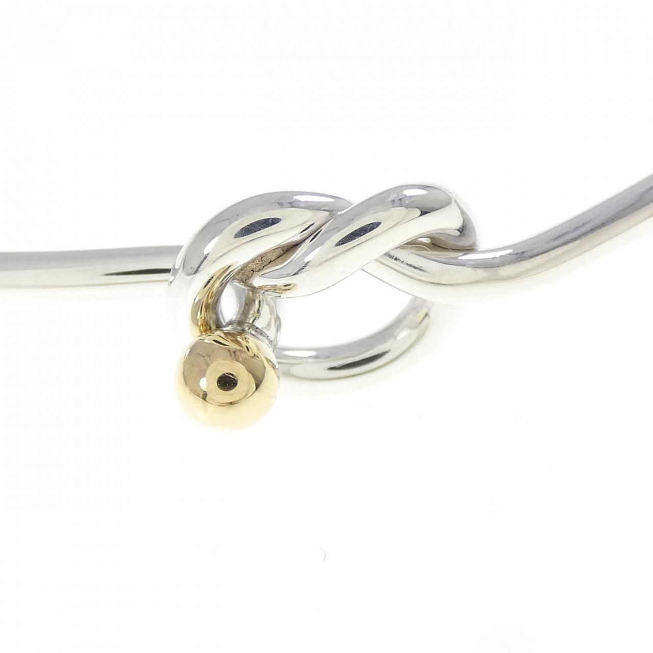 TIFFANY&CO. フラットワイヤー　フック&アイ ハート バングル ティファニー フラットワイヤー フック&アイ ハート バングル - メルカリ