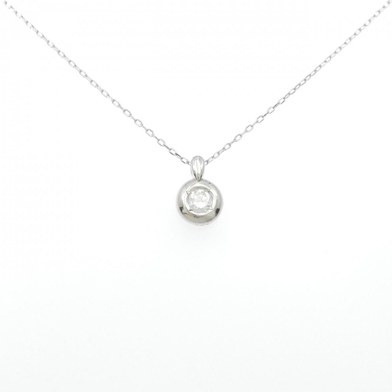 PT900/PT850 ダイヤモンド ネックレス 0.23CT - メルカリ