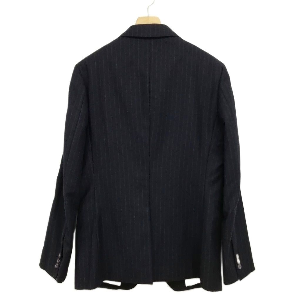 エディフィス EDIFICE ウール カシミヤ ストライプ シングル 2B スーツ