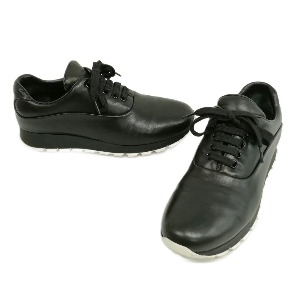 プラダ PRADA 276 ナッパレザー スニーカー レースアップ ローカット