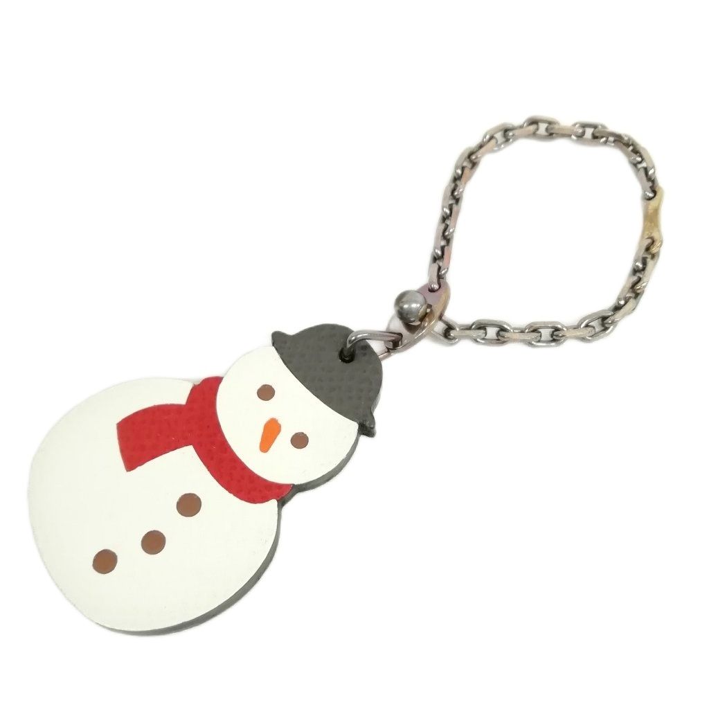エルメス HERMES スノーマン 雪だるま チャーム バッグチャーム