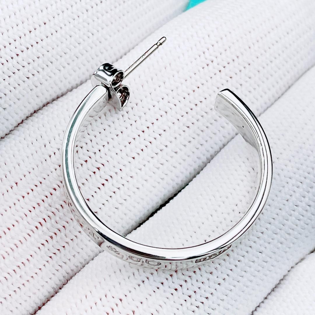 ◇ティファニー◇新品仕上済 Tiffany&Co. 1837 ナロー ピアス
